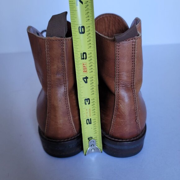 Coach Women's Leather Cap Toe Lace-Up Combat Ankle Boots. Size 5.5M - Picture 5 of 14